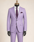 Men's Lavender Slim Fit Stretch 2-Piece Suit – Valenza Collection - Upscale Men's Fashion