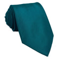 Men's Peacock Satin Self-Tie Necktie - Upscale Men's Fashion