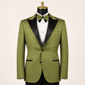 Men's Pesto Floral Jacquard Regular Fit Dinner Jacket – Fiorenzo Collection - Upscale Men's Fashion