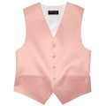 Men’s Petal Peach Satin Vest - Upscale Men's Fashion