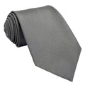 Men's Platinum Satin Self-Tie Necktie - Upscale Men's Fashion