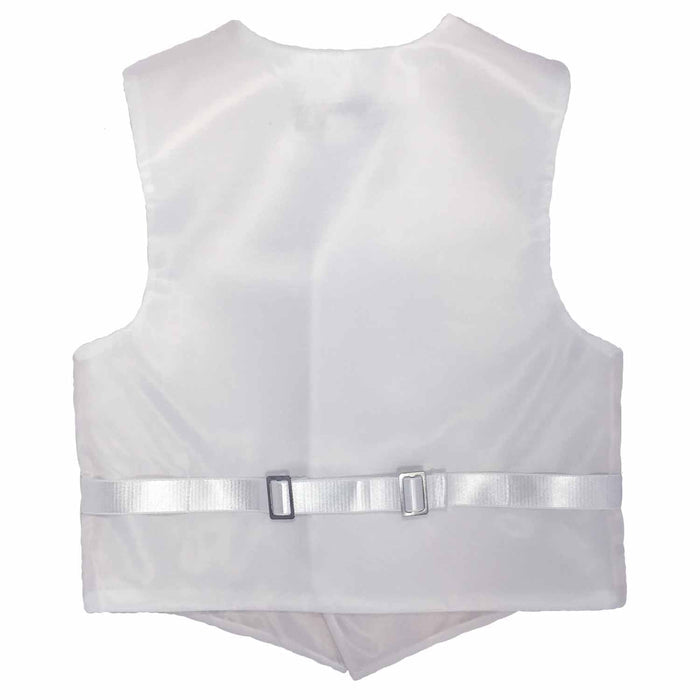 Men’s Platinum Satin Vest - Upscale Men's Fashion