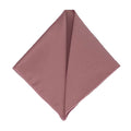 Men's Rose Gold Solid Satin Pocket Square - Upscale Men's Fashion