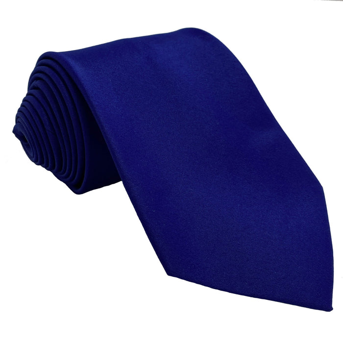 Men's Royal Satin Self-Tie Necktie - Upscale Men's Fashion