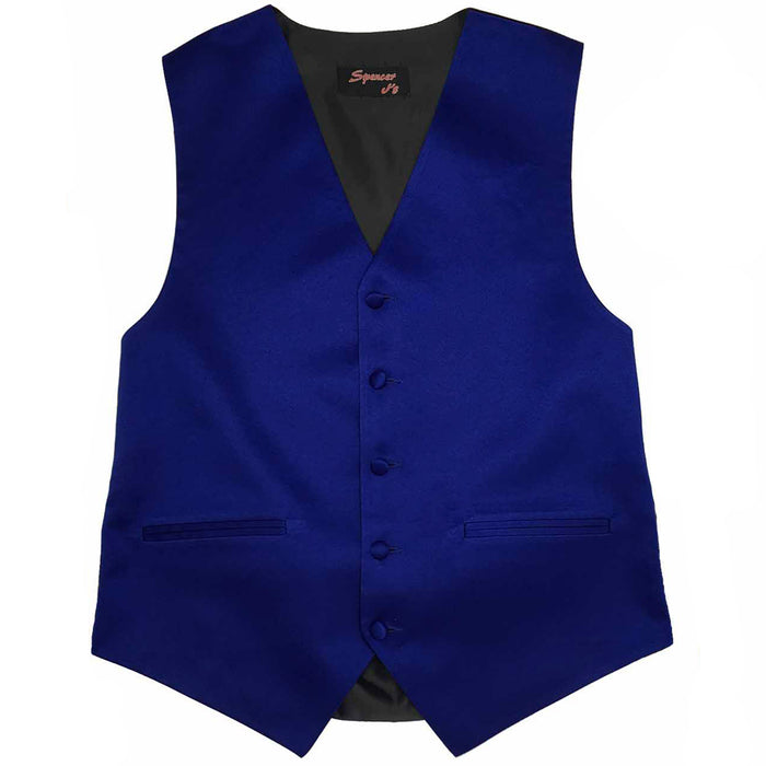 Men’s Royal Satin Vest - Upscale Men's Fashion