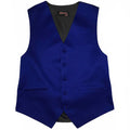 Men’s Royal Satin Vest - Upscale Men's Fashion