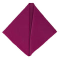 Men's Sangria Solid Satin Pocket Square - Upscale Men's Fashion