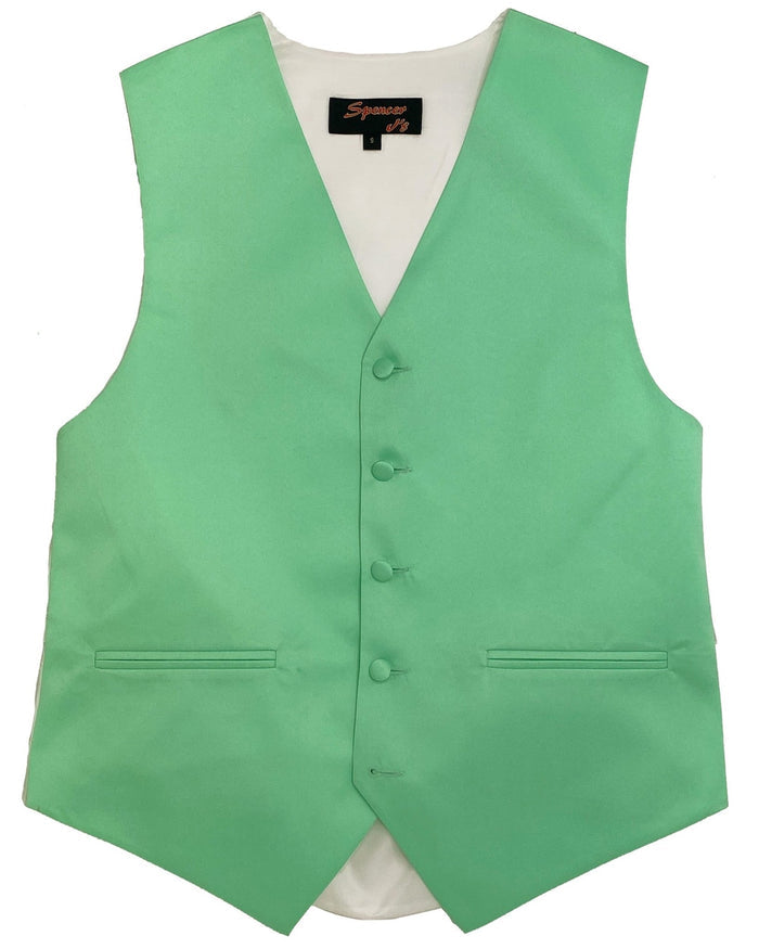Men’s Sherbert Satin Vest - Upscale Men's Fashion