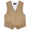 Men’s Tan Satin Vest - Upscale Men's Fashion