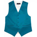Men’s Turquoise Satin Vest - Upscale Men's Fashion