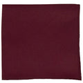 Men's Wine Solid Satin Pocket Square - Upscale Men's Fashion