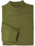Mock Neck Sweater Color Olive - Upscale Men's Fashion