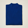Mock Neck Sweater color River Blue - Upscale Men's Fashion
