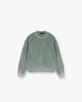 Open Gauge Knit Sweater - Forest Green