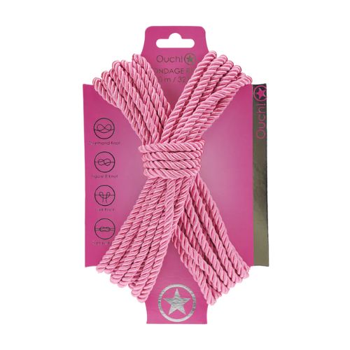Ouch! Bondage Rope 10mt Pink from Nice 'n' Naughty