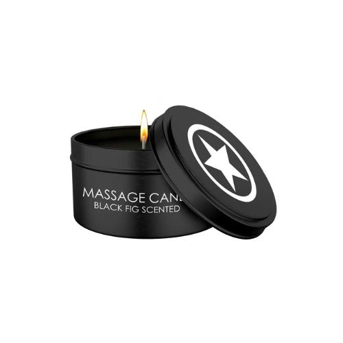 Ouch! Massage Candle Disobedient Black Fig from Nice 'n' Naughty