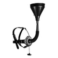 Ouch! Open Mouth Gag Head Harness w Funnel - Black from Nice 'n' Naughty