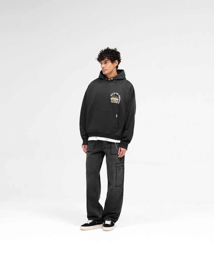 Out Of The Shadows Hoodie - Stained Black