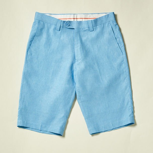 Premium Linen Flat Front Short - Upscale Men's Fashion