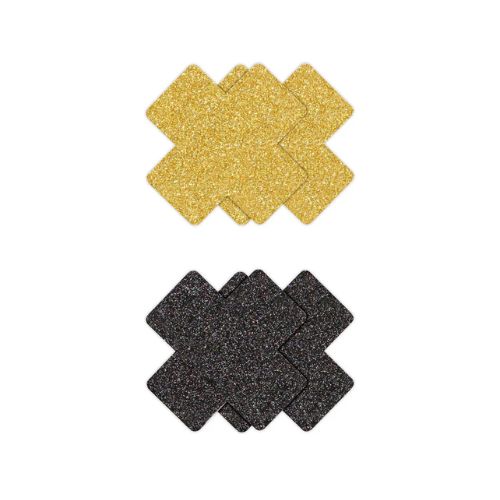 Pretty Pasties Glitter Pasties Crosses from Nice 'n' Naughty