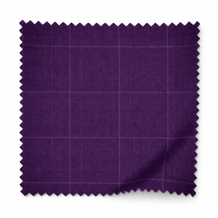 Purple Executive Fit Glen Plaid 3-Piece Suit – Dominare Collection - Upscale Men's Fashion