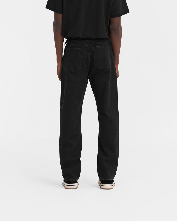 R2 Straight Leg Denim | Black Denim FW23 | Represent Clo