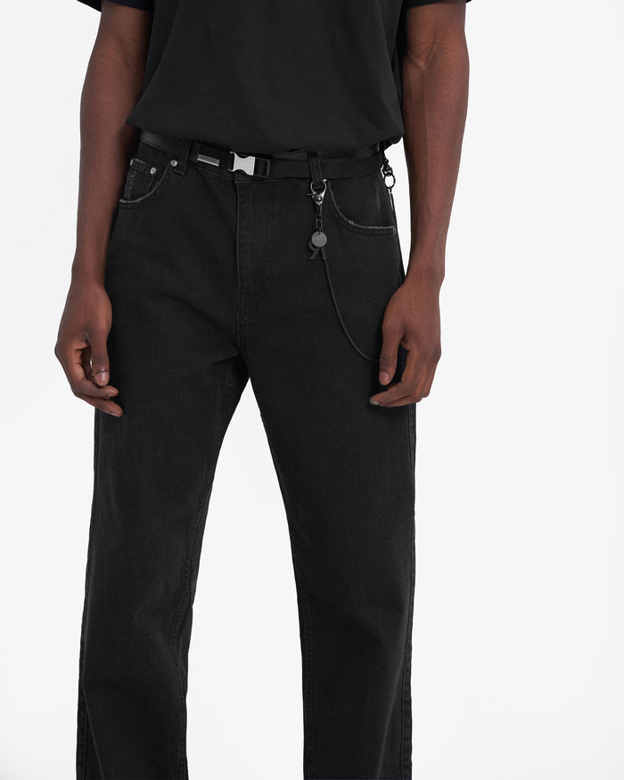 R2 Straight Leg Denim | Black Denim FW23 | Represent Clo