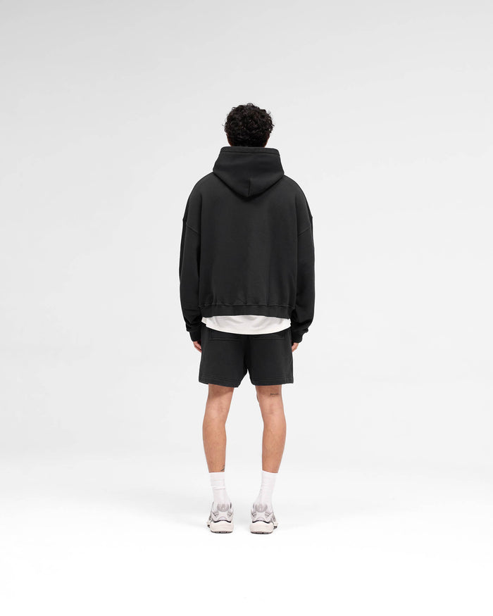 Rep Applique Hoodie - Off Black