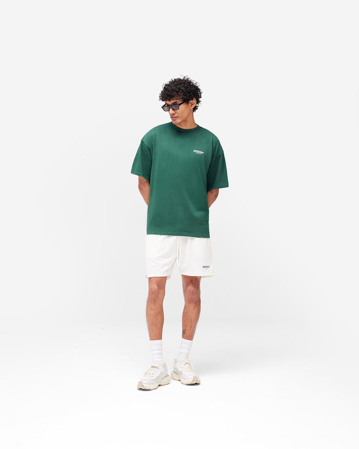 Represent Owners Club Mesh Shorts - Flat White