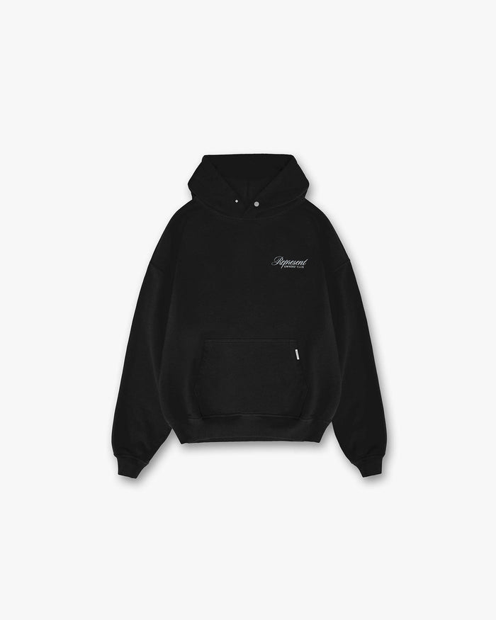 Represent Owners Club Script Hoodie - Black