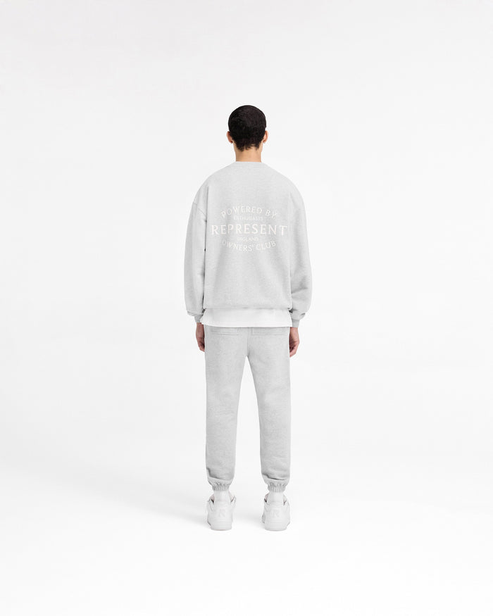 Represent Owners Club Stamp Sweater - Ash Grey