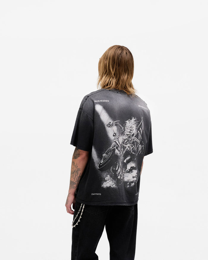 Represent X Iron Maiden Infinite Dreams T-Shirt - Aged Black