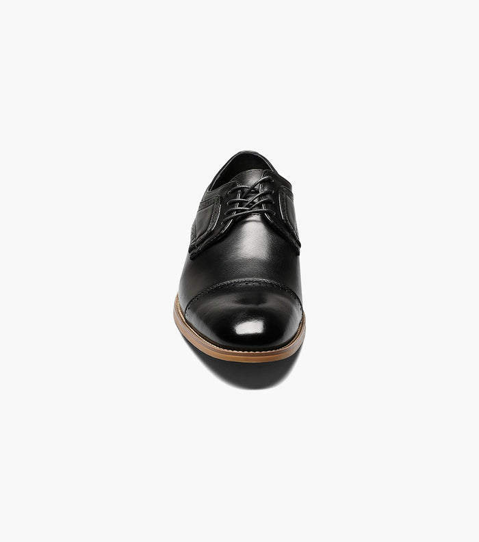 Stacy Adams Dickinson Cap Toe Oxford Dress Shoes - Black - Upscale Men's Fashion