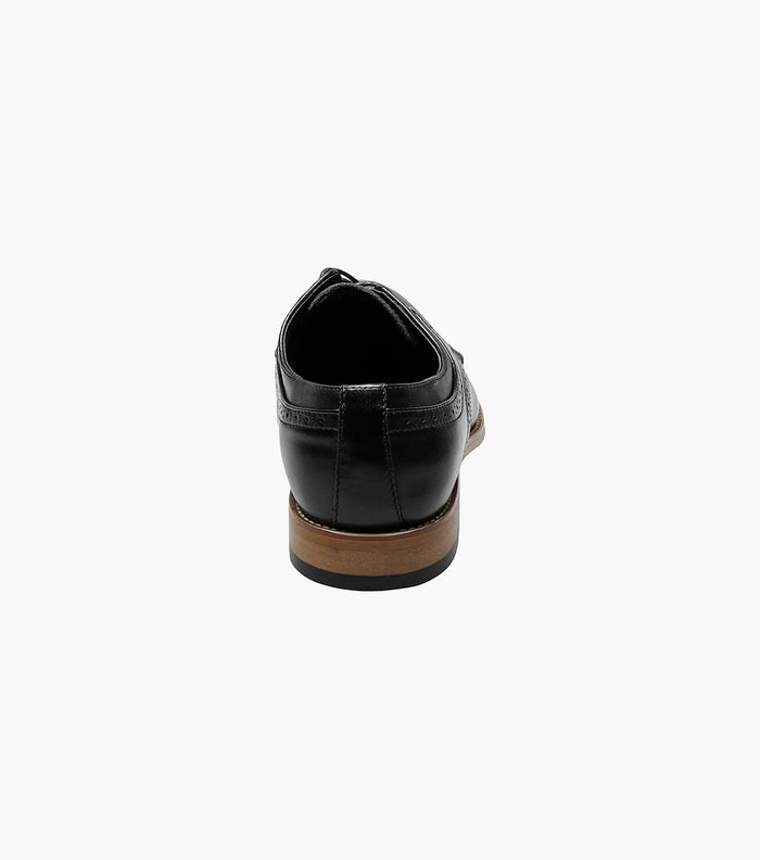 Stacy Adams Dickinson Cap Toe Oxford Dress Shoes - Black - Upscale Men's Fashion