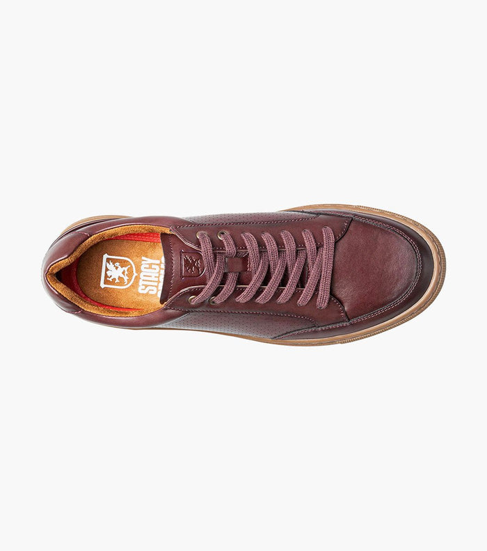 Stacy Adams Dorian Lace-To-Toe Sneaker – Red - Upscale Men's Fashion