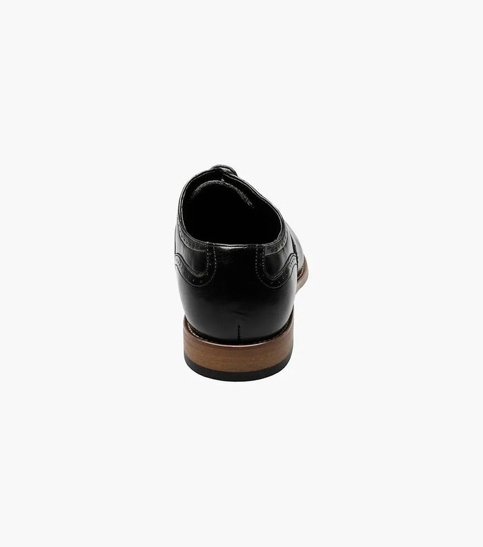 Stacy Adams Dunbar Wingtip Oxford Shoes – Black - Upscale Men's Fashion