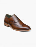 Stacy Adams Dunbar Wingtip Oxford Shoes – Cognac - Upscale Men's Fashion