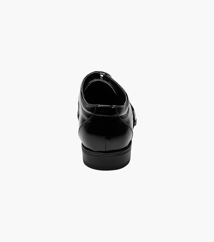 Stacy Adams Gala Patent Cap Toe Oxford Tuxedo Shoes - Black Patent - Upscale Men's Fashion