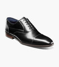 Stacy Adams Kallum Cap Toe Oxford Dress Shoes - Black - Upscale Men's Fashion