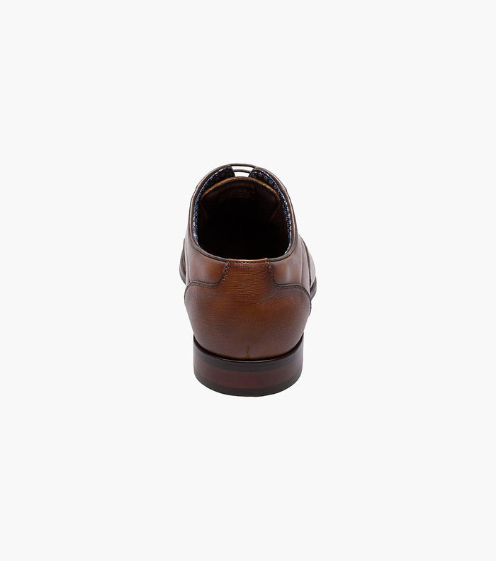 Stacy Adams Kallum Cap Toe Oxford Dress Shoes - Cognac - Upscale Men's Fashion