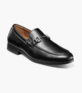Stacy Adams Richmont Moc Toe Bit Loafers - Black Tumbled - Upscale Men's Fashion