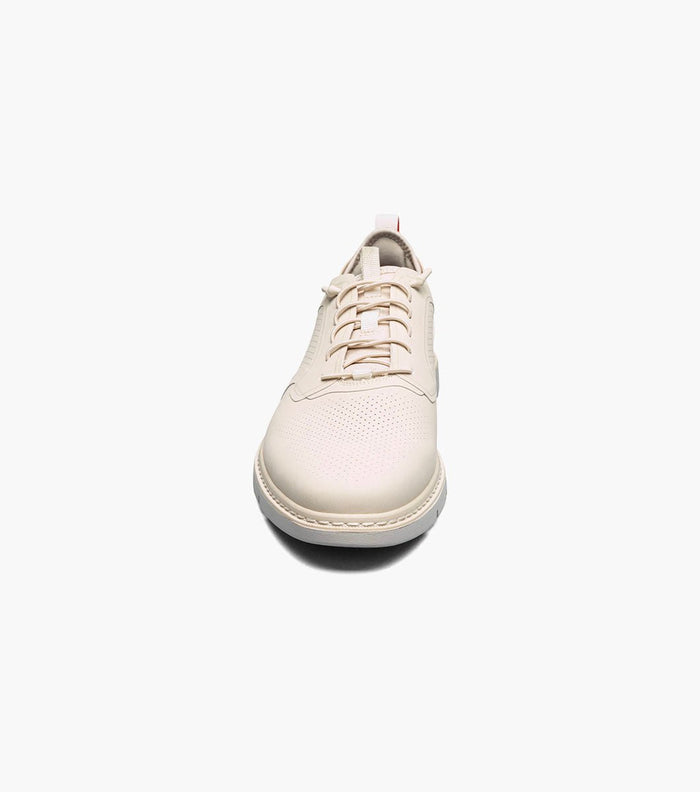 Stacy Adams Synchro Plain Toe Elastic Lace Up - Cream - Upscale Men's Fashion