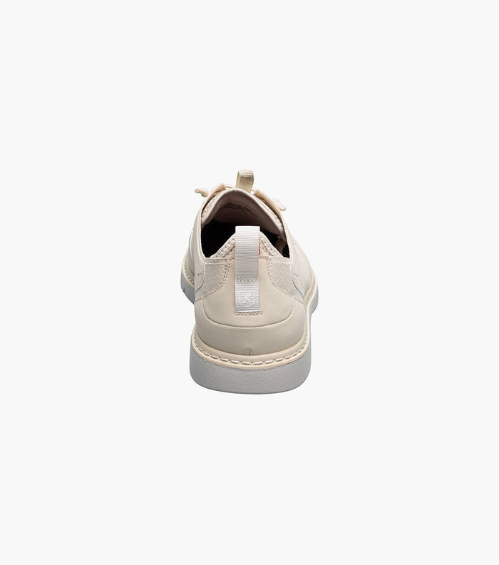 Stacy Adams Synchro Plain Toe Elastic Lace Up - Cream - Upscale Men's Fashion