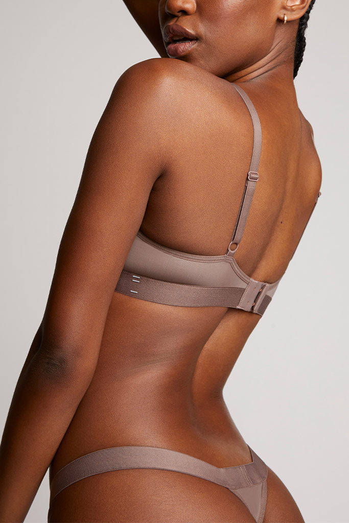 Haze demi bra with adjustable straps and back band detail