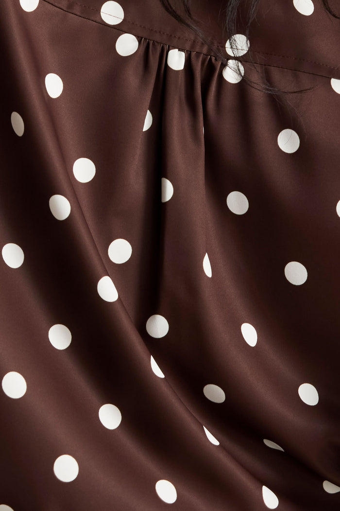 Supreme Short Sleeve Shirt in Espresso Dot