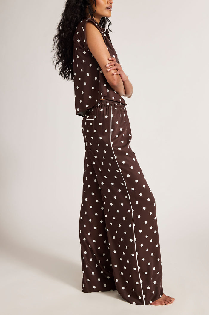Supreme Track Pant in Espresso Dot