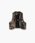 Front product image of a mens multicolor chest rig on a plain white background | Team 247 Chest Rig in Realtree | Functional chest rig accessory | 247 Accessories | Represent Clo