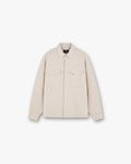 Textured Long Sleeve Shirt - Champagne