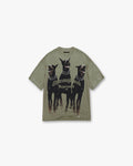 Thoroughbred T-Shirt | Khaki T-Shirts SS23 | Represent Clo