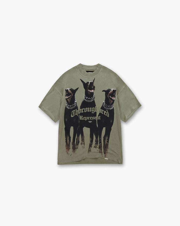 Thoroughbred T-Shirt | Khaki T-Shirts SS23 | Represent Clo